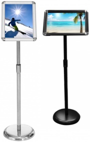 Freestanding Telescopic Menu Stand